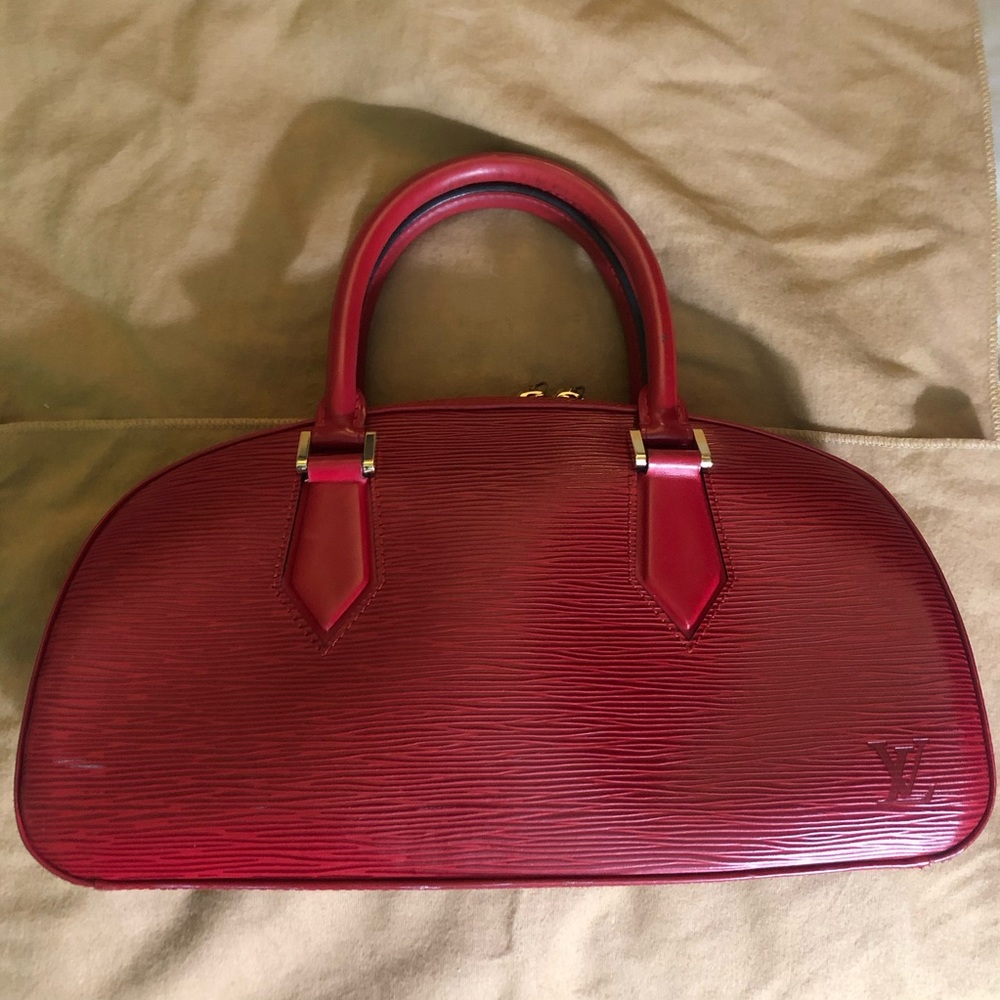 Louis Vuitton Red Epi leather Jasmin Bag
